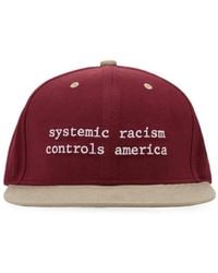 DENIM TEARS - X Arthur Jafa Systemic Racism Controls America Embroidered Trucker Hat - Lyst
