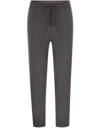 Brunello Cucinelli - Drawstring Fleece Track Pants - Lyst