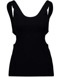 AURALEE - Cut-Out Tank Top - Lyst