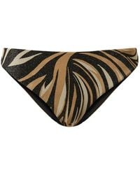 Twinset - Bas De Bikini À Imprimé Zèbre - Lyst