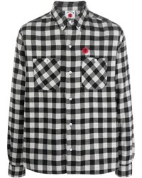 ICECREAM - Logo-embroidered Checked Shirt - Lyst