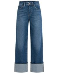 Lee Jeans - Jean Rider Loose À Ourlet Retroussé - Lyst