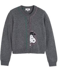 Chinti & Parker - Snoopy Peep Cardigan - Lyst