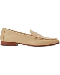 Polo Ralph Lauren - Pebble-Textured Penny Loafers - Lyst