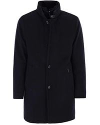 Moorer - Bond Button-Fastening Coat - Lyst