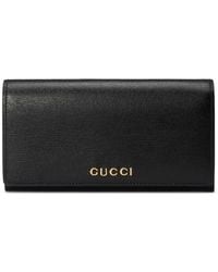 Gucci - Continental Logo-lettering Wallet - Lyst
