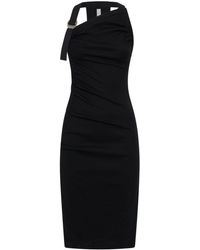 Dion Lee - Buckle-detail Ruched Midi Dress - Lyst