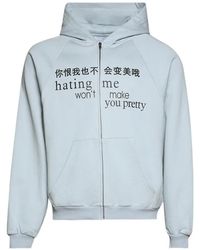 PRAYING - Zip-Up Raglan-Sleeve Hoodie - Lyst