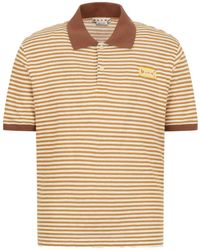 Marni - Gestreept Poloshirt - Lyst