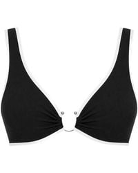Seafolly - Beach Bound Ring-Detail Bikini Top - Lyst