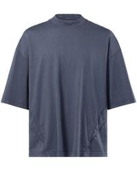 Reebok - Piped-Trim Cotton T-Shirt - Lyst