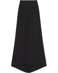 Valentino Garavani - Cady Couture Asymmetric Maxi Skirt - Lyst