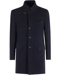 Fay - Wool Single-Breasted Coat - Lyst