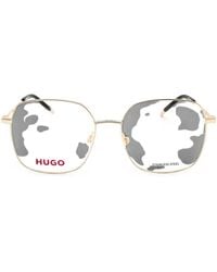 HUGO - Square-Frame Glasses - Lyst