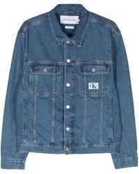 Calvin Klein - Veste en jean à patch logo - Lyst