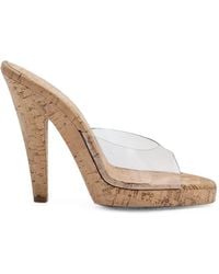 Paris Texas - Gala Transparent-Strap Platform Sandals - Lyst