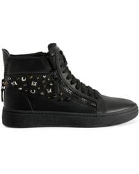 Giuseppe Zanotti - Gz 94 Stud-Embellished High-Top Sneakers - Lyst