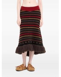 Alanui - Fringed Midi Skirt - Lyst