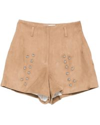 IRO - Shorts mit Nieten - Lyst