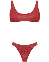 Oséree - Lumière Sporty Lurex-Thread Bikini - Lyst