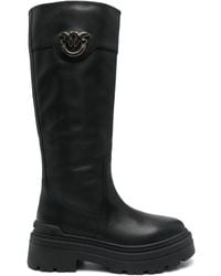 Pinko - Mia Boot Calf Leather - Lyst