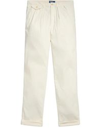 Polo Ralph Lauren - Corduroy Pleated Trousers - Lyst