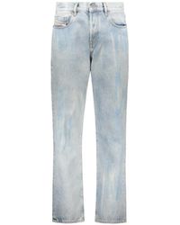 DIESEL - Jean Droit À Coupe Cinq Poches - Lyst