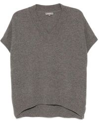 N.Peal Cashmere - Top Sin Mangas Con Cuello En V - Lyst