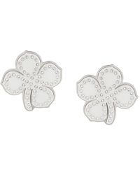 Balenciaga Verfraaide Oorbellen - Wit