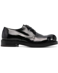 Acne Studios - Patent-finish Leather Derby Shoes - Lyst