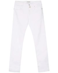 Jacob Cohen - Logo-Patch Straight-Leg Jeans - Lyst