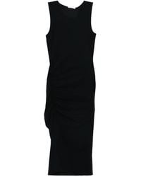 Patrizia Pepe - Draped Midi Dress - Lyst