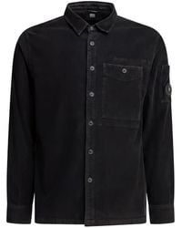 C.P. Company - Lens-Detail Corduroy Overshirt - Lyst
