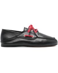 Sandro - Leather Boat Shoes - Lyst