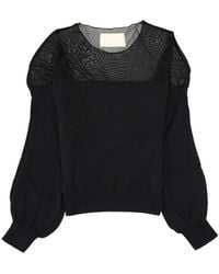 Circus Hotel - Long-Sleeve Round-Neck Top - Lyst