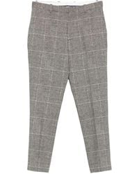 Circolo 1901 - Check-Pattern Cotton-Blend Trousers - Lyst
