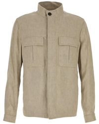 ZEGNA - Buttoned Flap-Pocket Jacket - Lyst