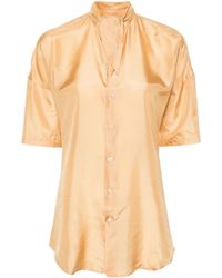 Lemaire - Camicia Con Nodo - Lyst