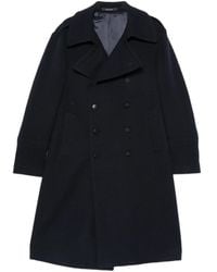 Tagliatore - Caban À Boutonnière Croisée En Sergé - Lyst