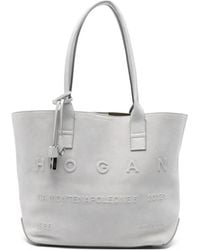Hogan - Borsa Tote Address Goffrata - Lyst