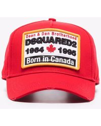 DSquared² - Born In Canada Baseball Cap - Lyst