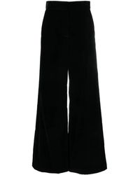 MSGM - High-Waisted Flared Trousers - Lyst