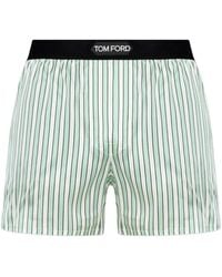 Tom Ford - Striped Logo-Waistband Boxers - Lyst
