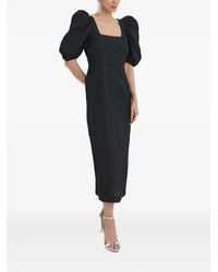 Custommade• - Robe Mi-Longue À Manches Bouffantes - Lyst