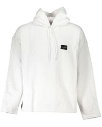 Calvin Klein - Logo-Patch Relaxed Hoodie - Lyst
