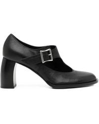 Ann Demeulemeester - 80Mm Buckle-Fastening Leather Pumps - Lyst
