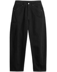 Lemaire - Twisted Cotton Trousers - Lyst