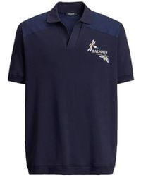 Balmain - Embroidered Insect Polo - Lyst