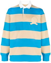 Tommy Hilfiger - Logo-patch Striped Cotton Polo Shirt - Lyst