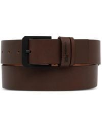 KARL LAGERFELD - Logo-Print Leather Belt - Lyst